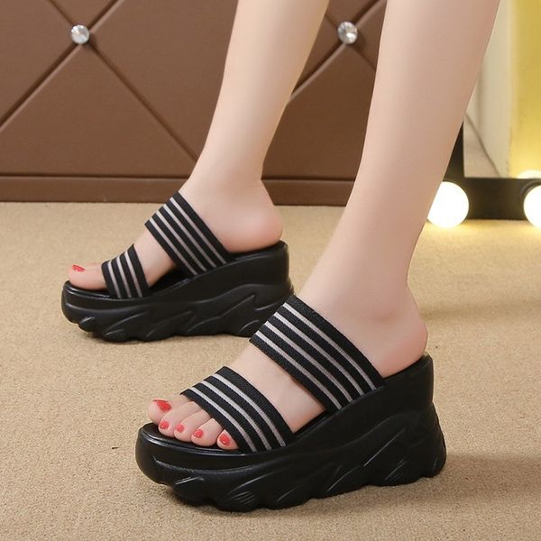 shoes women woman's slippers slides heeled mules platform soft 2020 designer heels flat sneaker summer fretwork casual, Black
shoes women woman's slippers slides heeled mules platform soft 2020 designer heels flat sneaker summer fretwork casual, Black