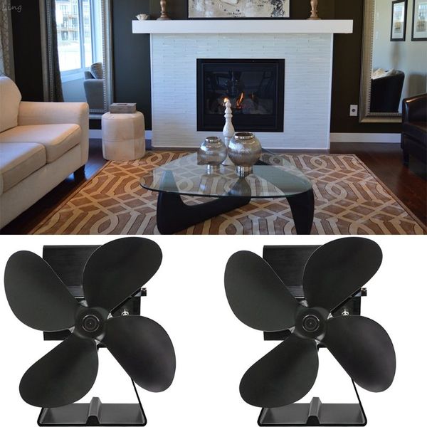 2 in 1 heat powered stove side fan eco for wood log burner fireplace fan u50a