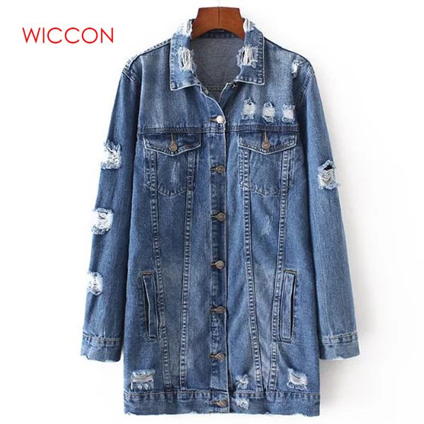 denim jackets women hole boyfriend style long sleeve vintage jean jacket denim loose spring autumn coat jackets, Black;brown
denim jackets women hole boyfriend style long sleeve vintage jean jacket denim loose spring autumn coat jackets, Black;brown