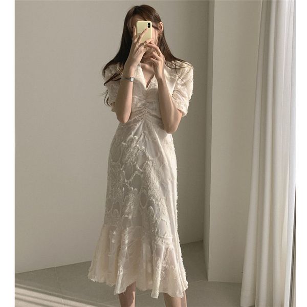 alien kitty stylish v-neck elegant waist-controlled slimming 2020 early spring plus slender ruffles short-sleeved long dress, Black;gray
alien kitty stylish v-neck elegant waist-controlled slimming 2020 early spring plus slender ruffles short-sleeved long dress, Black;gray