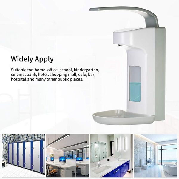 500ml elbow soap dispenser hand disinfection dispenser wall mounted sensor alcohol disinfection spray for school l
500ml elbow soap dispenser hand disinfection dispenser wall mounted sensor alcohol disinfection spray for school l
