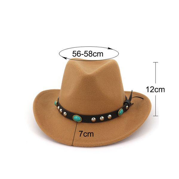 2019 мужчины женщины шерсть western cowboy hat с punk пояс сомбреро hombre широкий брим jazz hat, Blue;gray
2019 мужчины женщины шерсть western cowboy hat с punk пояс сомбреро hombre широкий брим jazz hat, Blue;gray