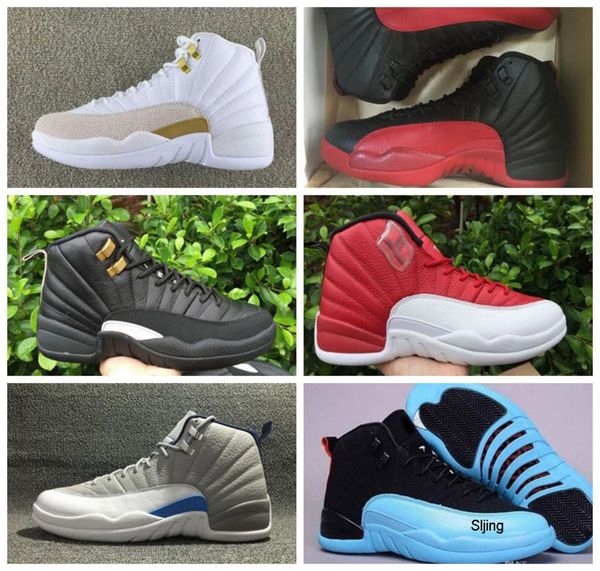 mens athletic 12 xii flu game basketball sport shoes 12s sneakers playoff taxi gamma blue master us8-13
mens athletic 12 xii flu game basketball sport shoes 12s sneakers playoff taxi gamma blue master us8-13