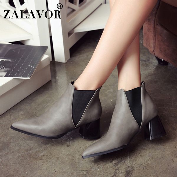 zalavor plus size 32-48 women ankle boots fashion high heels winter shoes women pointed toe shoes slip on warm lady boots, Black
zalavor plus size 32-48 women ankle boots fashion high heels winter shoes women pointed toe shoes slip on warm lady boots, Black