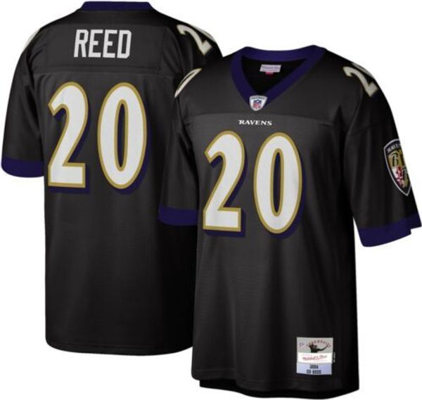 ed reed #20 mitchell & ness men's black legacy jersey, Gray
ed reed #20 mitchell & ness men's black legacy jersey, Gray