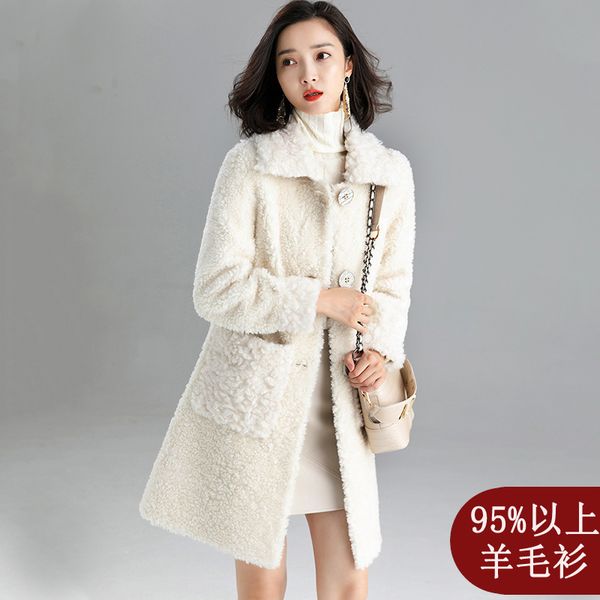 real fur overcoats winter jackets women s long waterproof lamb sheep shearing fur casual thick warm 2019 white ship, Black
real fur overcoats winter jackets women s long waterproof lamb sheep shearing fur casual thick warm 2019 white ship, Black