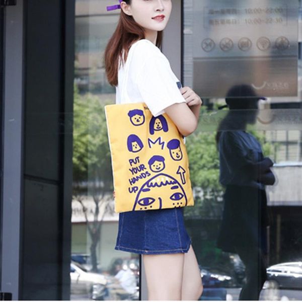 female cloth shoulder bags fashion cartoon canvas bag wild cotton bag portable environmental protection bag#y20
female cloth shoulder bags fashion cartoon canvas bag wild cotton bag portable environmental protection bag#y20