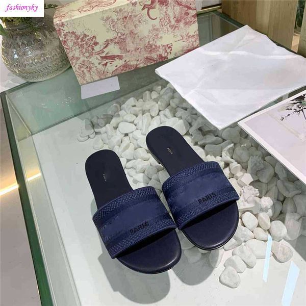 slippers summer luxury woman beach alphabet slippers designer sandals knitted cloth embroidery woman shoes, Black
slippers summer luxury woman beach alphabet slippers designer sandals knitted cloth embroidery woman shoes, Black