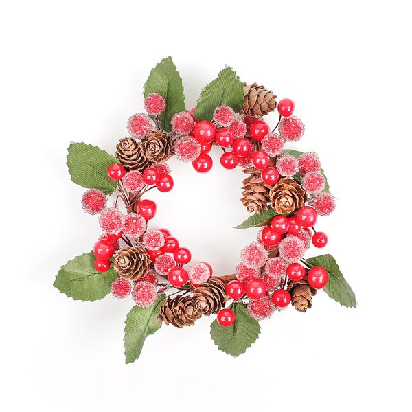 1шт искусственные цветы берри браслет рождественский ягодный венок натуральной сосновой шишки свадебные украшения дома diy стены цветок пода
1шт искусственные цветы берри браслет рождественский ягодный венок натуральной сосновой шишки свадебные украшения дома diy стены цветок пода