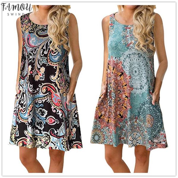summer beach dress 2020 women sleeveless boho print dress casual o-neck pockets a-line loose dress plus size 2xl vestidos, Black;gray
summer beach dress 2020 women sleeveless boho print dress casual o-neck pockets a-line loose dress plus size 2xl vestidos, Black;gray