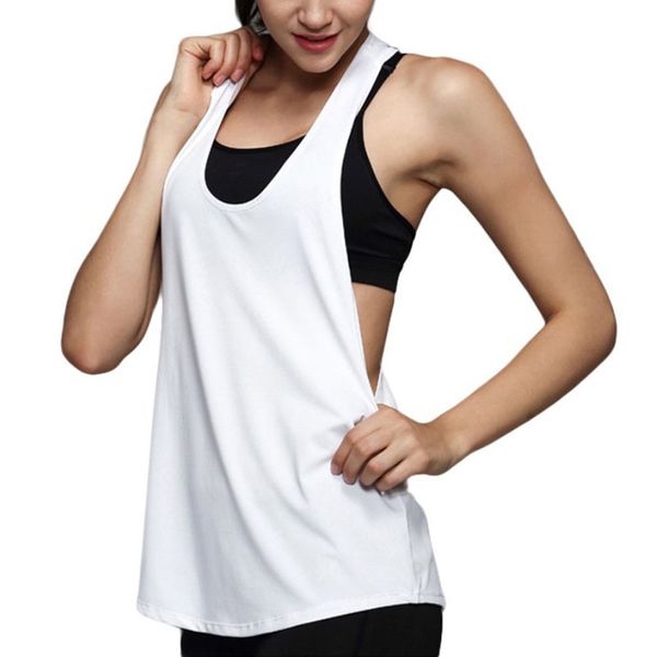 2020 summer women tank dry quick loose sleeveless vestnew style, White 
2020 summer women tank dry quick loose sleeveless vestnew style, White