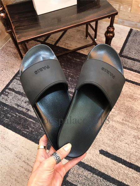 new color paris luxury designer sliders mens womens summer sandals beach slide slippers ladies flip flops loafers sky blue chaussures, Black
new color paris luxury designer sliders mens womens summer sandals beach slide slippers ladies flip flops loafers sky blue chaussures, Black