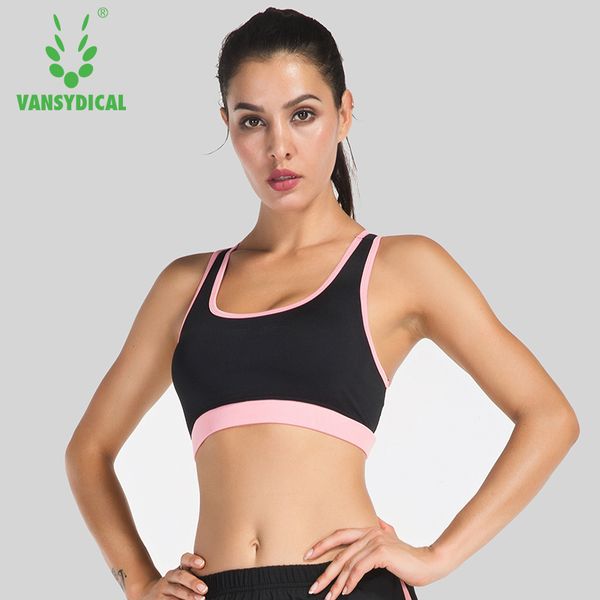 women push up yoga bras breathable running jogging racerback fitness crop breathable workout xxxl sports bras, White;black
women push up yoga bras breathable running jogging racerback fitness crop breathable workout xxxl sports bras, White;black