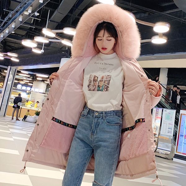 2020 new down cotton female long coat winter coat jacket korean version of the loose parker served ins-music of the tide, Black
2020 new down cotton female long coat winter coat jacket korean version of the loose parker served ins-music of the tide, Black