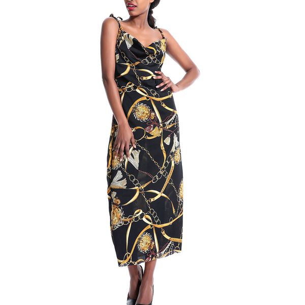dress for women summer dress womens beach chain print v neck sleeveless long maxi ladies party sundress vestidos, Black;gray
dress for women summer dress womens beach chain print v neck sleeveless long maxi ladies party sundress vestidos, Black;gray