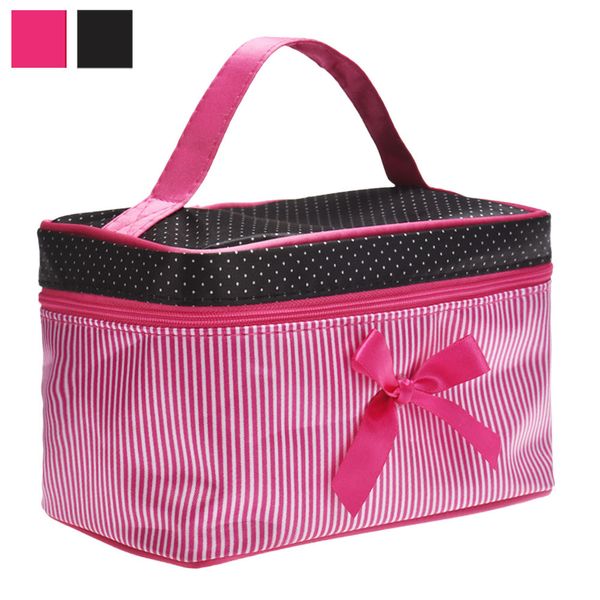 new cosmetic bag bowknot stripe makeup square storage box make up organiser container pouch/bag drop shipping
new cosmetic bag bowknot stripe makeup square storage box make up organiser container pouch/bag drop shipping
