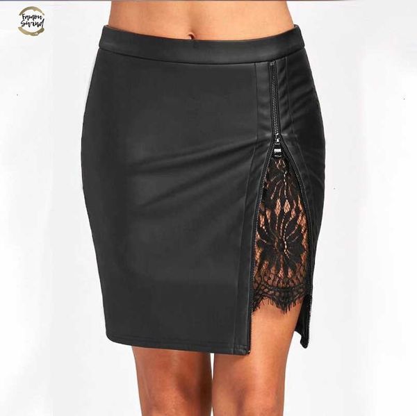 офис new lady формальное lace лоскутная bodycon юбки высокой талией zipper pu leather black sexy summer fashion pencil юбки
офис new lady формальное lace лоскутная bodycon юбки высокой талией zipper pu leather black sexy summer fashion pencil юбки