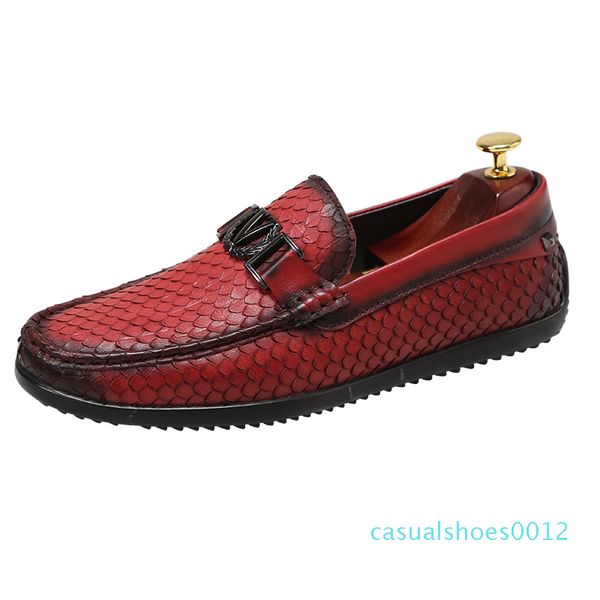 genuine leather men loafers fashion metal buckle slip-on leisure comfortable party dress shoes black brown size 38-43 c12
genuine leather men loafers fashion metal buckle slip-on leisure comfortable party dress shoes black brown size 38-43 c12