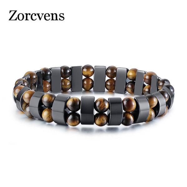 zorcvens tiger eye stones bracelets for men health magnetic hematite beads wrap pulseira masculina, Black
zorcvens tiger eye stones bracelets for men health magnetic hematite beads wrap pulseira masculina, Black