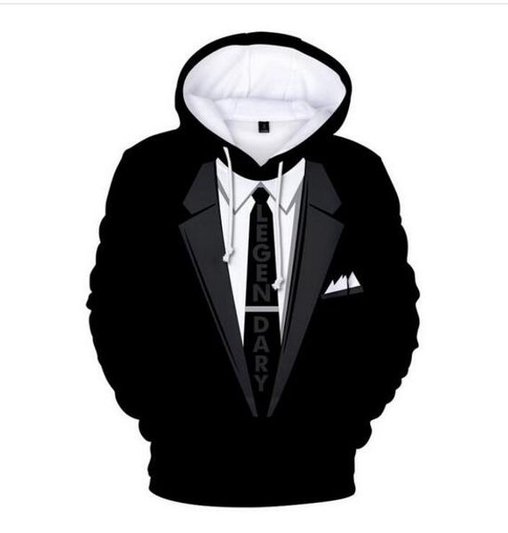 new fashion men/women couples tuxedo funny 3d sweatshirts hoodies autumn winter casual print hooded pullovers hp018, Black 
new fashion men/women couples tuxedo funny 3d sweatshirts hoodies autumn winter casual print hooded pullovers hp018, Black
