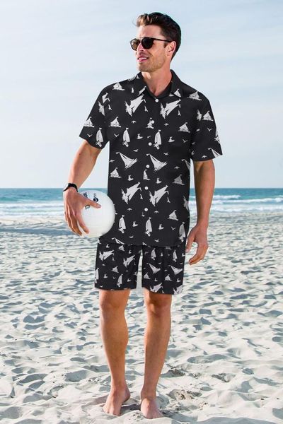 2020 2 piece men set flower printing tracksuits shirts + summer shorts beach man clothes set tracksuit men clothing homme, White;black
2020 2 piece men set flower printing tracksuits shirts + summer shorts beach man clothes set tracksuit men clothing homme, White;black