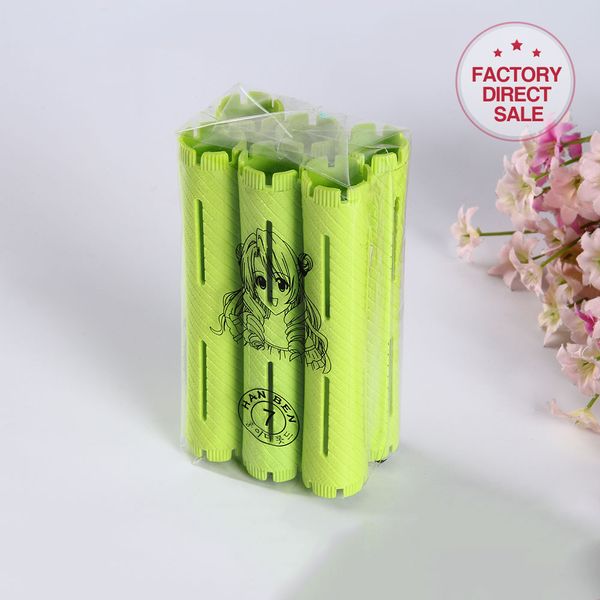 6pcs/pack long hair rollers curlers rolling hair cold perm rods bar wave hair styling tools hairdressing home diy tool un720
6pcs/pack long hair rollers curlers rolling hair cold perm rods bar wave hair styling tools hairdressing home diy tool un720