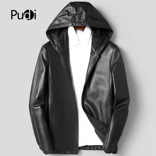 pudi mt934 new fashion mens jackets hood coats short genuine sheepskin leather jackets real leather outwear, Black;brown
pudi mt934 new fashion mens jackets hood coats short genuine sheepskin leather jackets real leather outwear, Black;brown