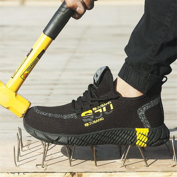 men light anti-smashing anti-piercing safety shoes women protection industrial shoes steel toe work safety boots outdoor sneaker, Black
men light anti-smashing anti-piercing safety shoes women protection industrial shoes steel toe work safety boots outdoor sneaker, Black