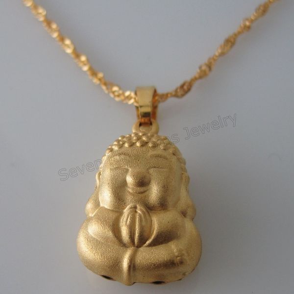 min order 10$ can mix / - yellow gold overlay 18" twist water wave necklace& vivid buddha buddhism happy figure pendant, Silver
min order 10$ can mix / - yellow gold overlay 18" twist water wave necklace& vivid buddha buddhism happy figure pendant, Silver