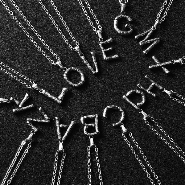 fashion 26 letter pendant necklace mens stainless steel wholesale hip hop necklace jewelry on the neck gifts for man accessories, Silver
fashion 26 letter pendant necklace mens stainless steel wholesale hip hop necklace jewelry on the neck gifts for man accessories, Silver