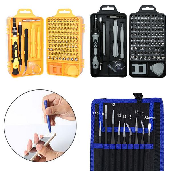 115 in 1 screwdriver set precision multi-function screwdriver set for cell phone disassemble watch glasses electrical tools 
115 in 1 screwdriver set precision multi-function screwdriver set for cell phone disassemble watch glasses electrical tools