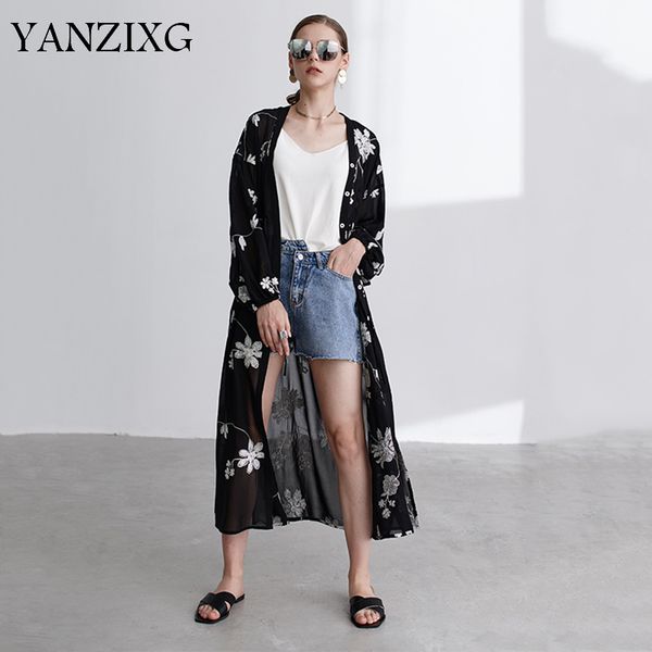2019 new spring summer v-neck long sleeve black three-dimensional pattern printed big size jacket women fashion tide r920, Black;brown
2019 new spring summer v-neck long sleeve black three-dimensional pattern printed big size jacket women fashion tide r920, Black;brown