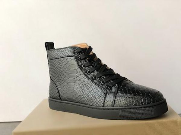 2020 new designer sneakers red bottom low-junior spikes flats shoes men and women leather sneakers casual shoes-1, Black
2020 new designer sneakers red bottom low-junior spikes flats shoes men and women leather sneakers casual shoes-1, Black