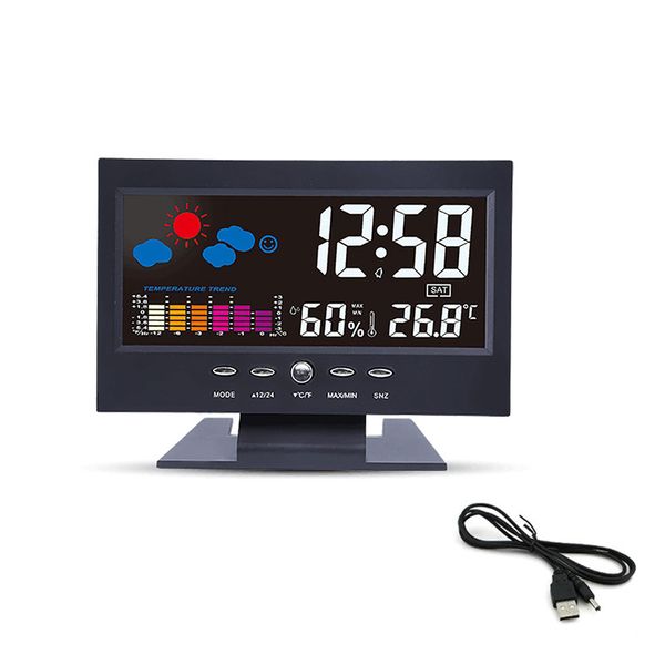 многофункциональный art digital wall clock творческие температура и влажность метеорологические часы заводская цена
многофункциональный art digital wall clock творческие температура и влажность метеорологические часы заводская цена