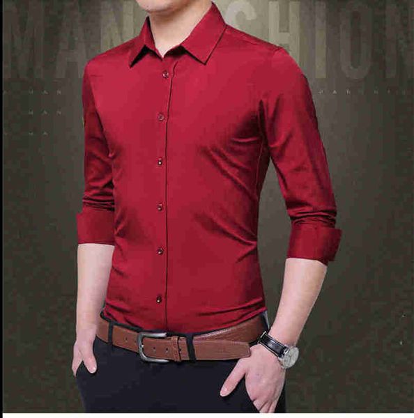 designer mens dress shirt fashion long sleeves breathable mens casual solid color slim shirt, White;black
designer mens dress shirt fashion long sleeves breathable mens casual solid color slim shirt, White;black