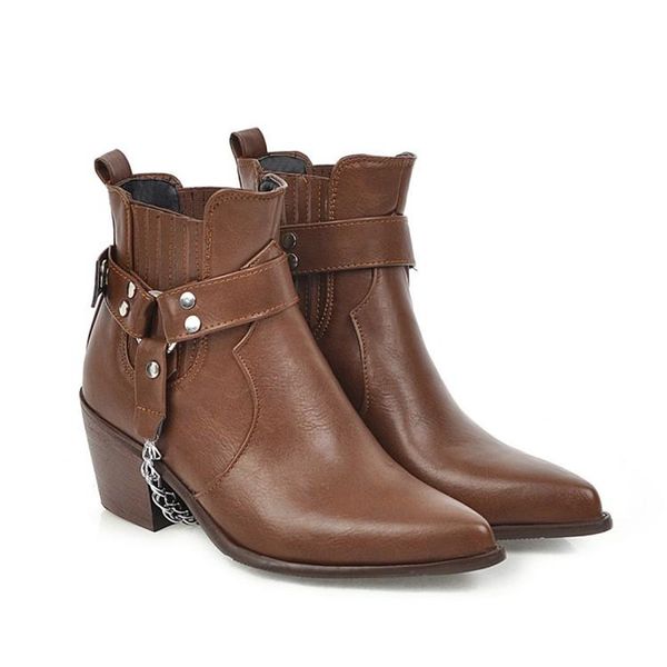 b2-11 size 33-48 female chain anke buckles ankle boots ladies solid color slip-on boot woman high heels shoes women dress shoe, Black
b2-11 size 33-48 female chain anke buckles ankle boots ladies solid color slip-on boot woman high heels shoes women dress shoe, Black