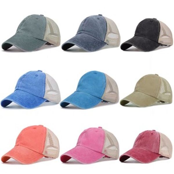 2020 summer net hat new washed elasticated ponytail baseball cap hat old hole sunscreen cap cap female, Black;white
2020 summer net hat new washed elasticated ponytail baseball cap hat old hole sunscreen cap cap female, Black;white