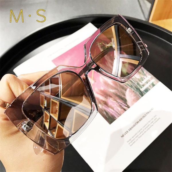 new sunglasses women oversized eyewear 2018 gradient brown pink rimless sun glasses for female gift brand designer uv400, White;black
new sunglasses women oversized eyewear 2018 gradient brown pink rimless sun glasses for female gift brand designer uv400, White;black