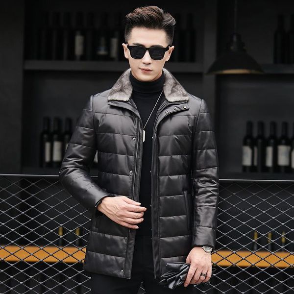 collar sheepskin down jacket men streetwear warm casual outwear winter 2020 business lapel down coat plus size 4xl, Black
collar sheepskin down jacket men streetwear warm casual outwear winter 2020 business lapel down coat plus size 4xl, Black