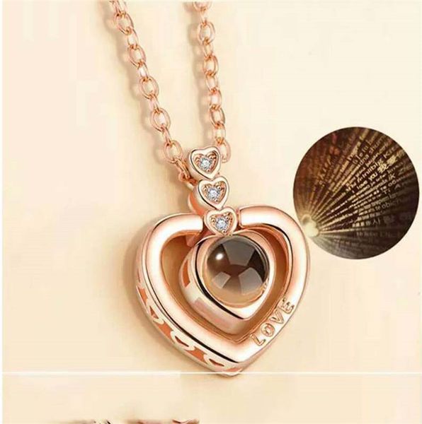 romantic love memory wedding necklace rose gold&silver 100 languages i love you projection pendant necklace heart crystal heart
romantic love memory wedding necklace rose gold&silver 100 languages i love you projection pendant necklace heart crystal heart