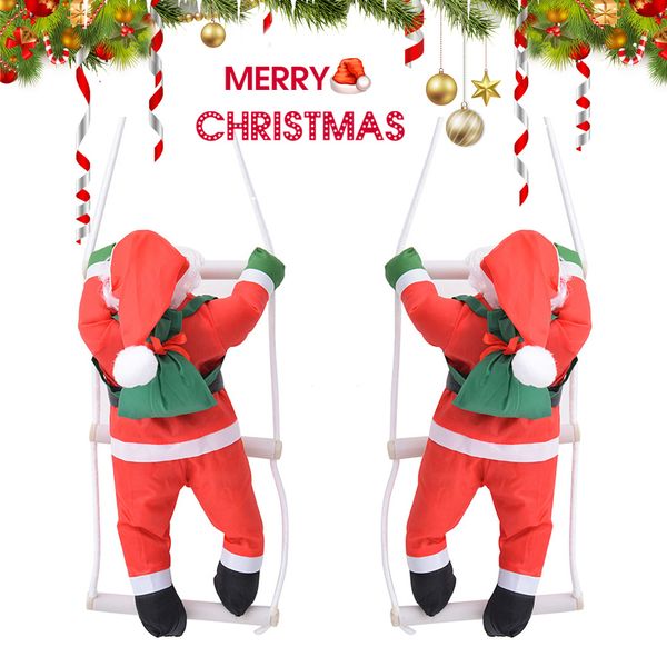 christmas pendant santa claus climbing ladder rope hanging doll 40cm new year tree decoration home decor aia99
christmas pendant santa claus climbing ladder rope hanging doll 40cm new year tree decoration home decor aia99