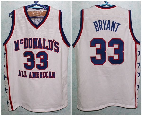 mcdonald's all american k. bryant #33 white retro basketball jersey men's stitched custom number name jerseys, Black
mcdonald's all american k. bryant #33 white retro basketball jersey men's stitched custom number name jerseys, Black