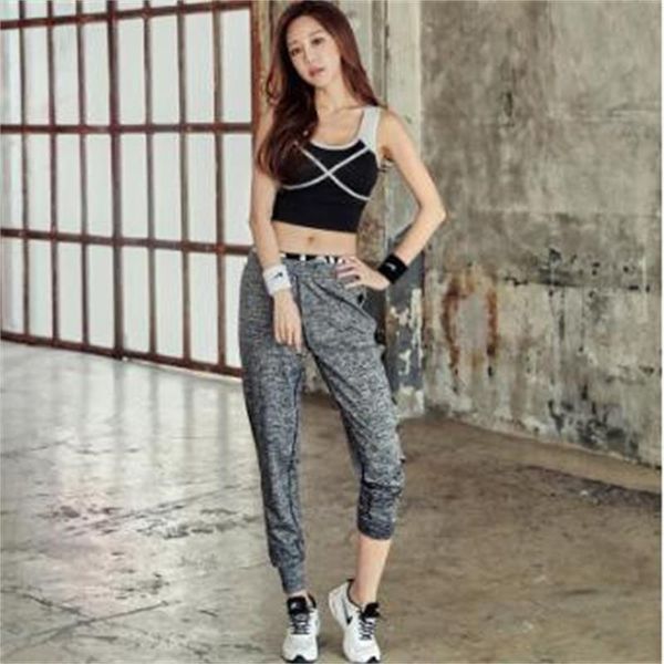 new korean yoga suit breathable quick dry fashion fitness suit running sports vest trousers two-piece set, White;red
new korean yoga suit breathable quick dry fashion fitness suit running sports vest trousers two-piece set, White;red