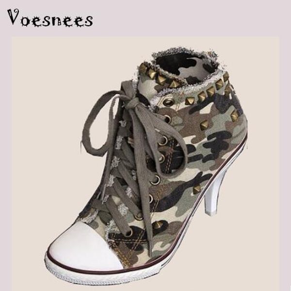 pumps 2019 spring shoes high-lace-up high-heeled cowboy camouflage canvas rivets student shoe plus-size 34-41, Black
pumps 2019 spring shoes high-lace-up high-heeled cowboy camouflage canvas rivets student shoe plus-size 34-41, Black