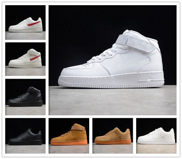 2020 new classic forces classical all high and low white black wheat men women sports running shoes forcing skate sneakers
2020 new classic forces classical all high and low white black wheat men women sports running shoes forcing skate sneakers
