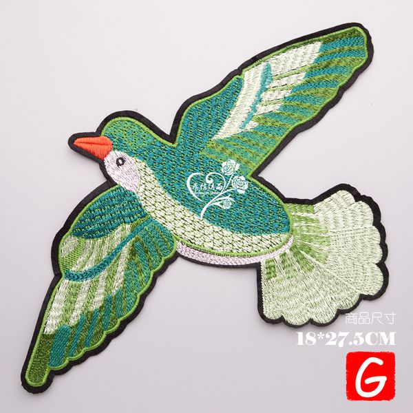gugutree вышивки патчи большой птицы патч животных значки аппликация патчи для одежды dx-143, Black
gugutree вышивки патчи большой птицы патч животных значки аппликация патчи для одежды dx-143, Black
