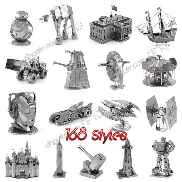 Metal 3D puzzles assembly Toys 168 Designs model DIY millennium falcon Tie Fighter 3D Metallic Nano building puzzle for Adults and Kids
Metal 3D puzzles assembly Toys 168 Designs model DIY millennium falcon Tie Fighter 3D Metallic Nano building puzzle for Adults and Kids