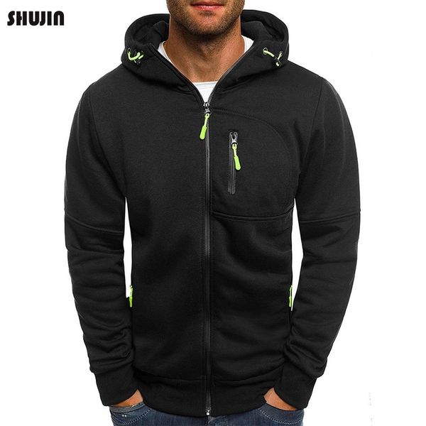 shujin 2019 men's hooded jackets casual long sleeve zip-up sportswear coat male spring autumn slim fit zip up outwearear top, Black;brown
shujin 2019 men's hooded jackets casual long sleeve zip-up sportswear coat male spring autumn slim fit zip up outwearear top, Black;brown