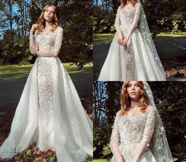 2019 свадебные платья zuhair murad со съемным шлейфом с плеча кружевное платье с цветочным принтом vestidos de novia country, White
2019 свадебные платья zuhair murad со съемным шлейфом с плеча кружевное платье с цветочным принтом vestidos de novia country, White