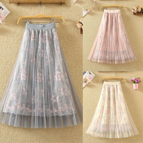 women summer stretch high waist maxi skirts pleated chiffon long casual floral print mesh skirt, Black
women summer stretch high waist maxi skirts pleated chiffon long casual floral print mesh skirt, Black